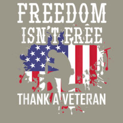 Home of the Free Because of the Brave- Military Support Freedom Isn't free thank a vetran Design