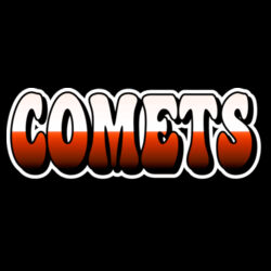 Comets Colorblocked Crewneck Sweatshirt Design