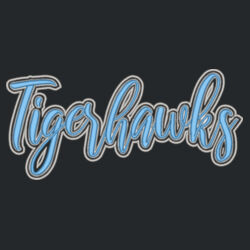Tigerhawks-3D Puffy Embroidery- Grey Outline and Blue Puffy Design