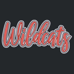 Wildcats-3D Puffy Embroidery- White Outline and Red Puffy Design