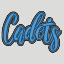 Cadets 3D Puffy Embroidery- Black Outline and Blue Puffy Design