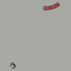 Huskies- Collar Embroidery with Huskie head on right sleeve Design