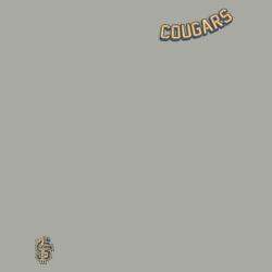 Cougars- Collar Embroidery with Cougars logo on right sleeve Design