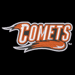 Color Block Hooded Sweatshirt- Comets Embroidered Logo Design