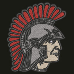 Turkey Valley Trojans Head Embroidered on Left Chest- Unisex Varsity Bomber Jacket Design