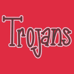Trojans Flat Embroidery Design