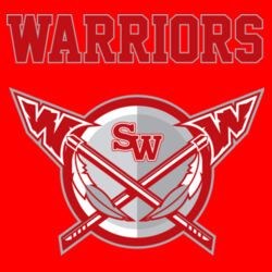 South Winneshiek Warriors- Colorblock Crew Design