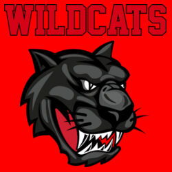 Riceville Wildcats- Colorblock Crew Design