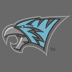 North Fayette Valley Tigerhawks Embroidered Left Chest- Faceoff Hoodie-YOU PICK LACE COLORS Design