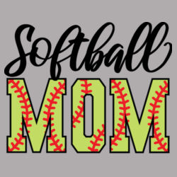 Softball Mama Crewneck Sweatshirt Design