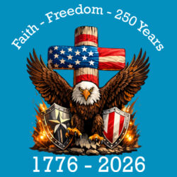 Faith Freedom 250 Years Design