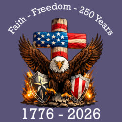 Faith Freedom 250 Years Design