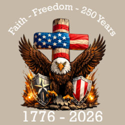 Faith Freedom 250 Years Design