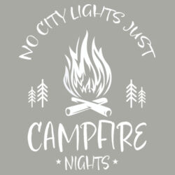 No City Lights Just Campfire Design