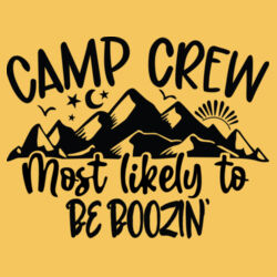 Camp Crew- Most Likely to Be Boozin Design