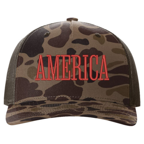 Five-Panel Printed Trucker Cap Thumbnail