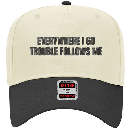 OTTO Cotton Blend Twill Five Panel Pro Style Baseball Cap Thumbnail