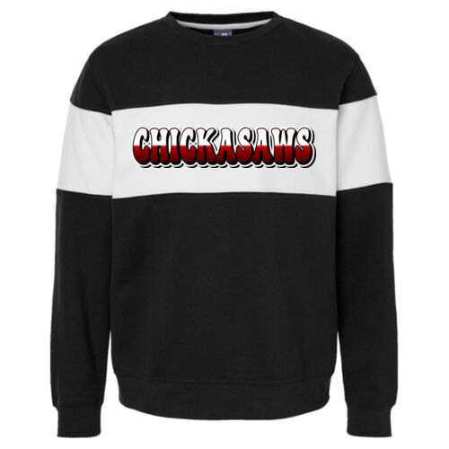 Chickasaws Colorblocked Crewneck Sweatshirt Thumbnail