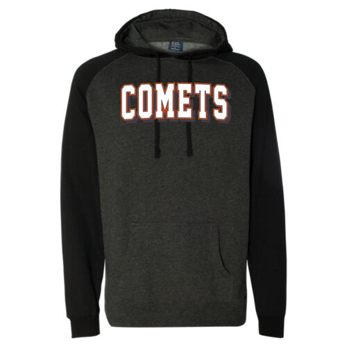 Comets Raglan Hooded Sweatshirt Thumbnail