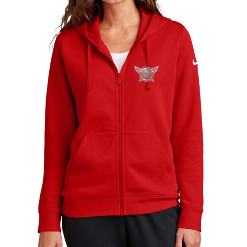 Womens Club Fleece Nike Full Zip Hoodie Thumbnail