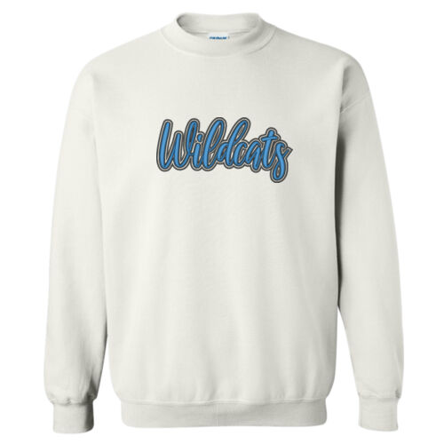 Wildcats-3D Puffy Embroidery- Black Outline and Blue Puffy Thumbnail