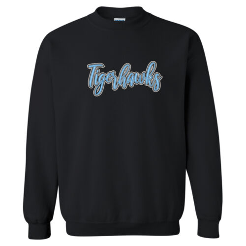Tigerhawks-3D Puffy Embroidery- Grey Outline and Blue Puffy Thumbnail