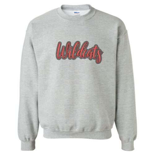 Wildcats-3D Puffy Embroidery- Black Outline and Red Puffy Thumbnail