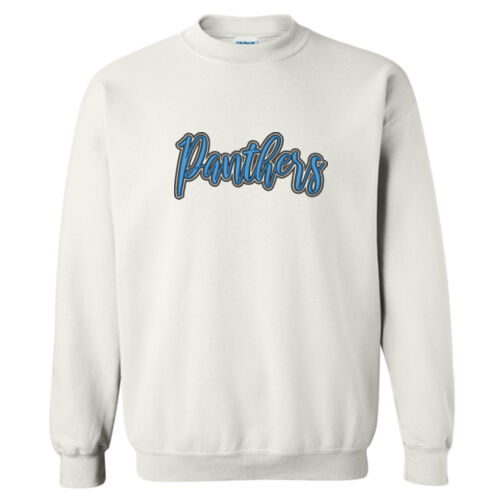 Panthers 3D Puffy Embroidery- Black Outline and Blue Puffy Thumbnail