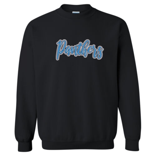 Panthers 3D Puffy Embroidery- White Outline and Blue Puffy Thumbnail