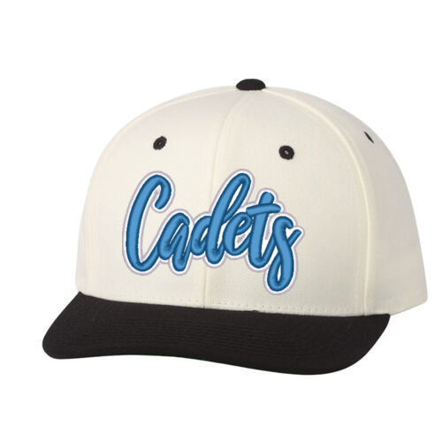 Cadets 3D Puffy Embroidery- White Outline and Blue Puffy Thumbnail