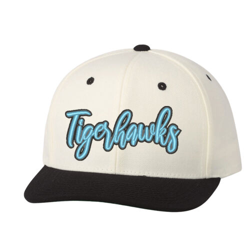 Tigerhawks 3D Puffy Embroidery- Black Outline and Blue Puffy Thumbnail