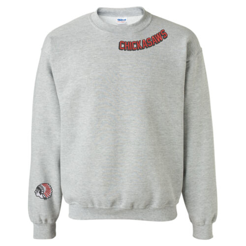 Chickasaws- Collar Embroidery with Chickasaw head on right sleeve Thumbnail