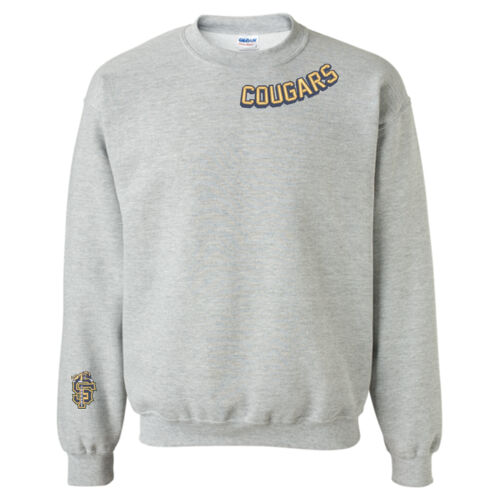 Cougars- Collar Embroidery with Cougars logo on right sleeve Thumbnail