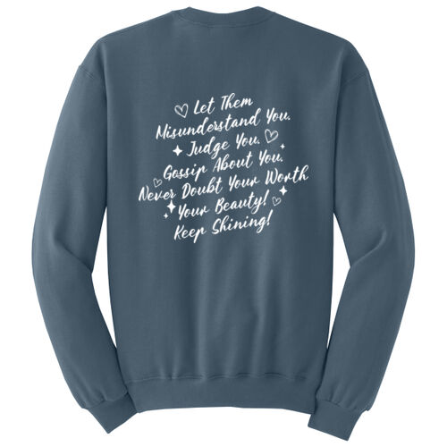 Let Them Left Chest with Back Quote- Direct To Film Logos Thumbnail