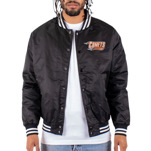 Charles City CC Embroidered on Left Chest- Unisex Varsity Bomber Jacket 2 Thumbnail