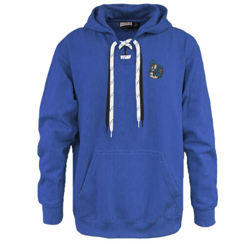 Crestwood Cadets Head Embroidered Left Chest- Faceoff Hoodie-YOU PICK LACE COLORS Thumbnail