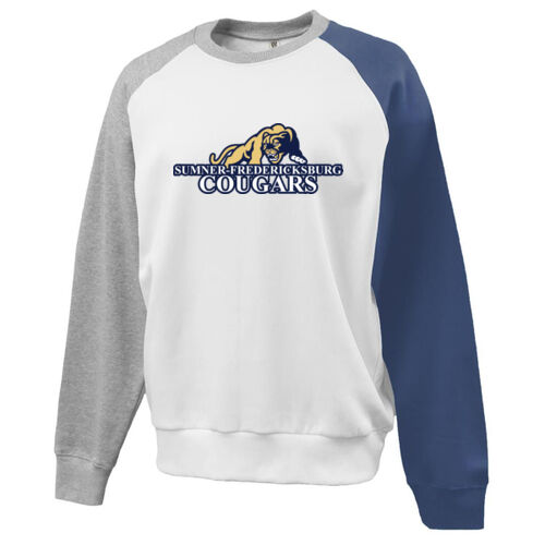 Sumner Fredericksburg Cougars Colorblock Crew Thumbnail
