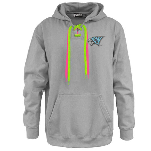 North Fayette Valley Tigerhawks Embroidered Left Chest- Faceoff Hoodie-YOU PICK LACE COLORS Thumbnail