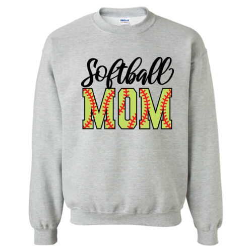 Softball Mama Crewneck Sweatshirt Thumbnail