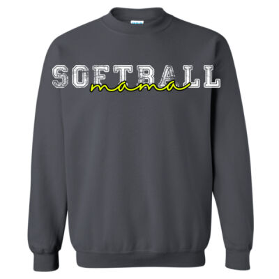 Softball Mama Crewneck Sweatshirt Thumbnail